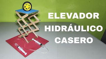 Cómo Hacer Un Elevador Hidraulico para la Escuela | Proyectos Casero