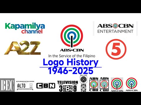 ABS CBN Logo History 1946 2025