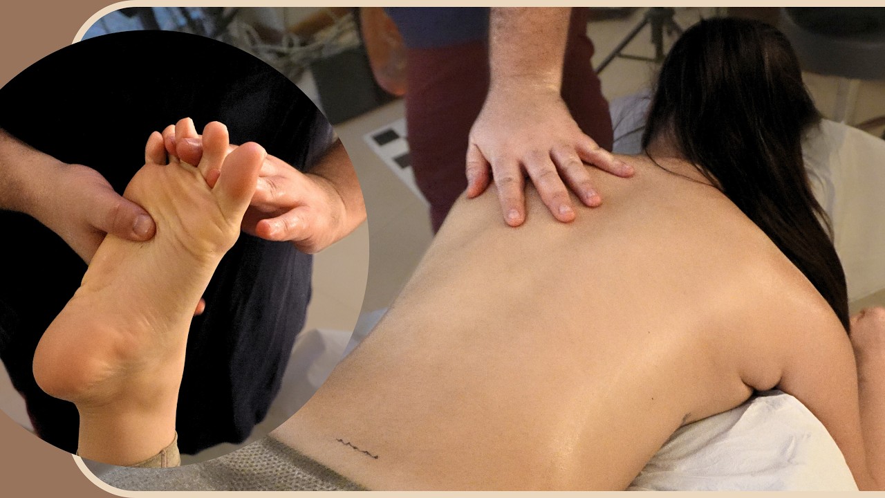 GLORIA RETURNS: Manual Therapy for Back & Neck Pain | ASMR Clinical Foot Massage *Osteopathy Session