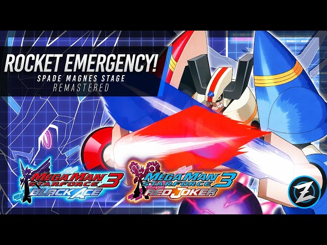 Rocket Emergency! Spade Magnes: Remaster ▻ Mega Man Star Force 3