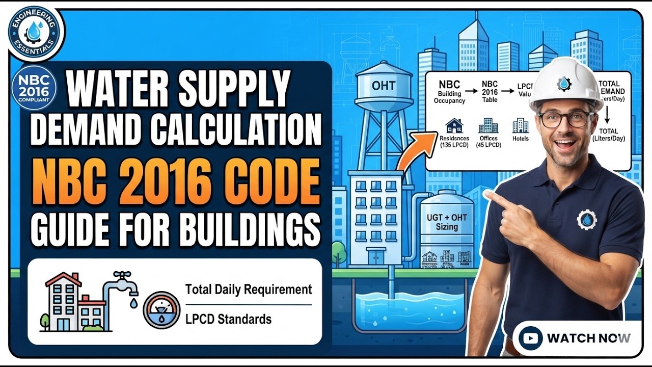 Universal Plumbing Code How to Calculate Building Water Demand | NBC 2016 Plumbing Code - YouTube