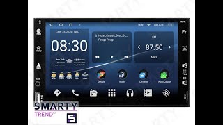 SMARTY Trend head unit overview for Universal 2 DIN Android Head Unit.