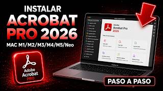Instalar Acrobat Pro 2026 para Mac (M1, M2, M3, M4, M5, NEO)
