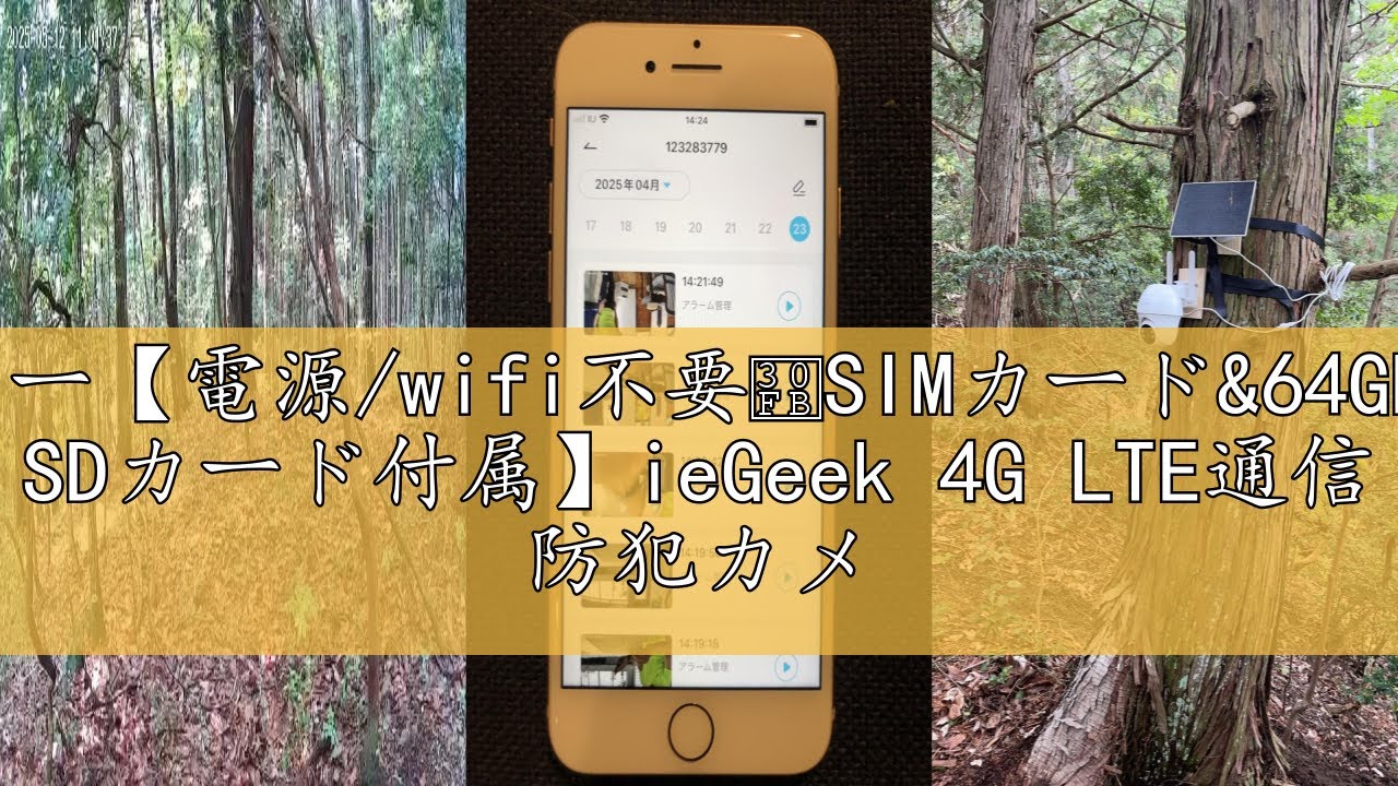レビュー【電源/wifi不要・SIMカード&64GBMicro SDカード付属】ieGeek