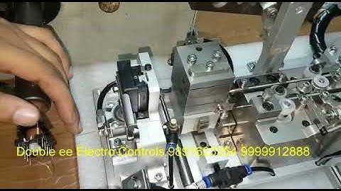 transformer sleeve inserting machine. # double ee electro controls