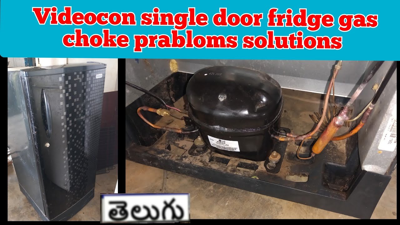 Videocon single door fridge not cooling Telugu/Videocon /