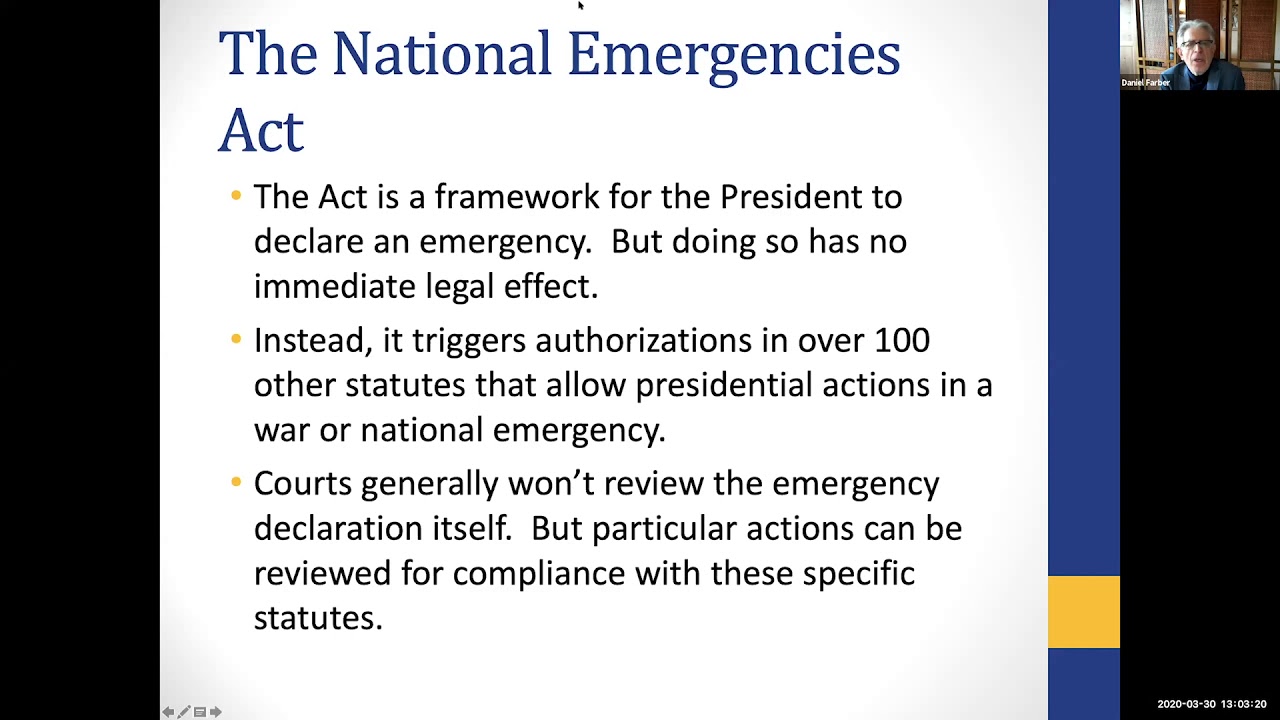 Presidential Power in a Pandemic