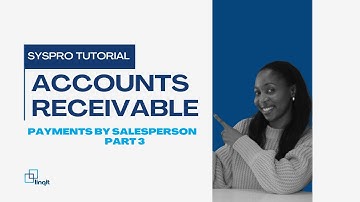 Accounts Receivable: Payments by Salesperson—Part 3