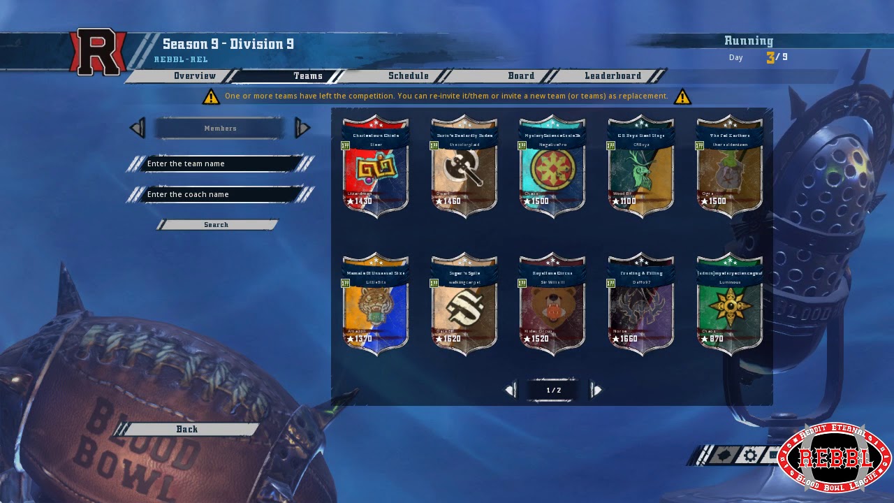 REBBL Recap - REL 9 & 10A - Week 02 Speedcap Recap