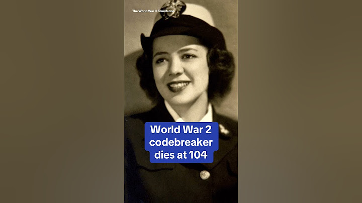World War II codebreaker dies at 104 #shorts