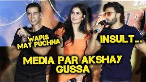 Media 4 INSULTING Ranveer Singh Akshay Kumar ANGRY On Reporter