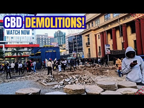 Video Major Nairobi CBD Changes:Tom Mboya Demolitions & Haile Selassie Avenue Upgrade