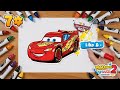 How to Color Lightning McQueen How to Color Lightning McQueen