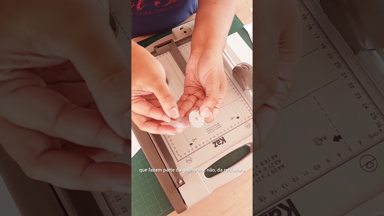 Guilhotina + Refilaroda A4 3 em 1 - Kaz   