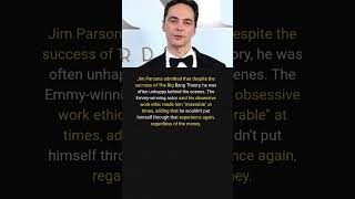 Jim Parsons Reflects on The Big Bang Theory: "I Was Miserable"