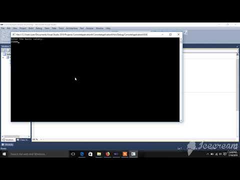 Write a dot net in Basic salary in console application