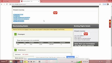 RESCHEDULING A FLIGHT FROM YOUR VIA PORTAL