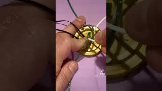 How to use the EZGIMPER tool to start the Zebra Stitch for Lanyard, Boobdoggle, & Scoubidou Summer