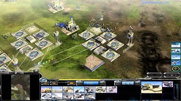 C&C Generals ZH Contra 008 Beta 2 Challenge AirForce Walkthrough Mission 3