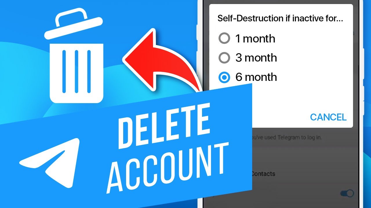 How to Delete a Telegram Account Permanently YouTube
