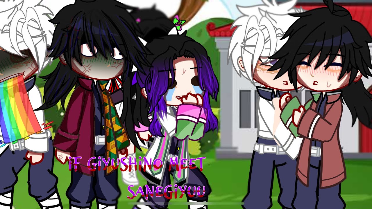 If giyushino meet sanegiyuu || gacha club || || giyushino || || kny || || my au || || cringe ||