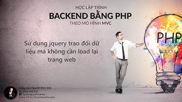 046 - Sử dụng jquery trao đổi dữ liệu mà không cần load lại trang web | CodeIgniter