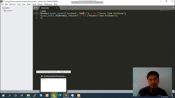 Cara Koneksi PHP - MySQL (CRUD-PART 1)