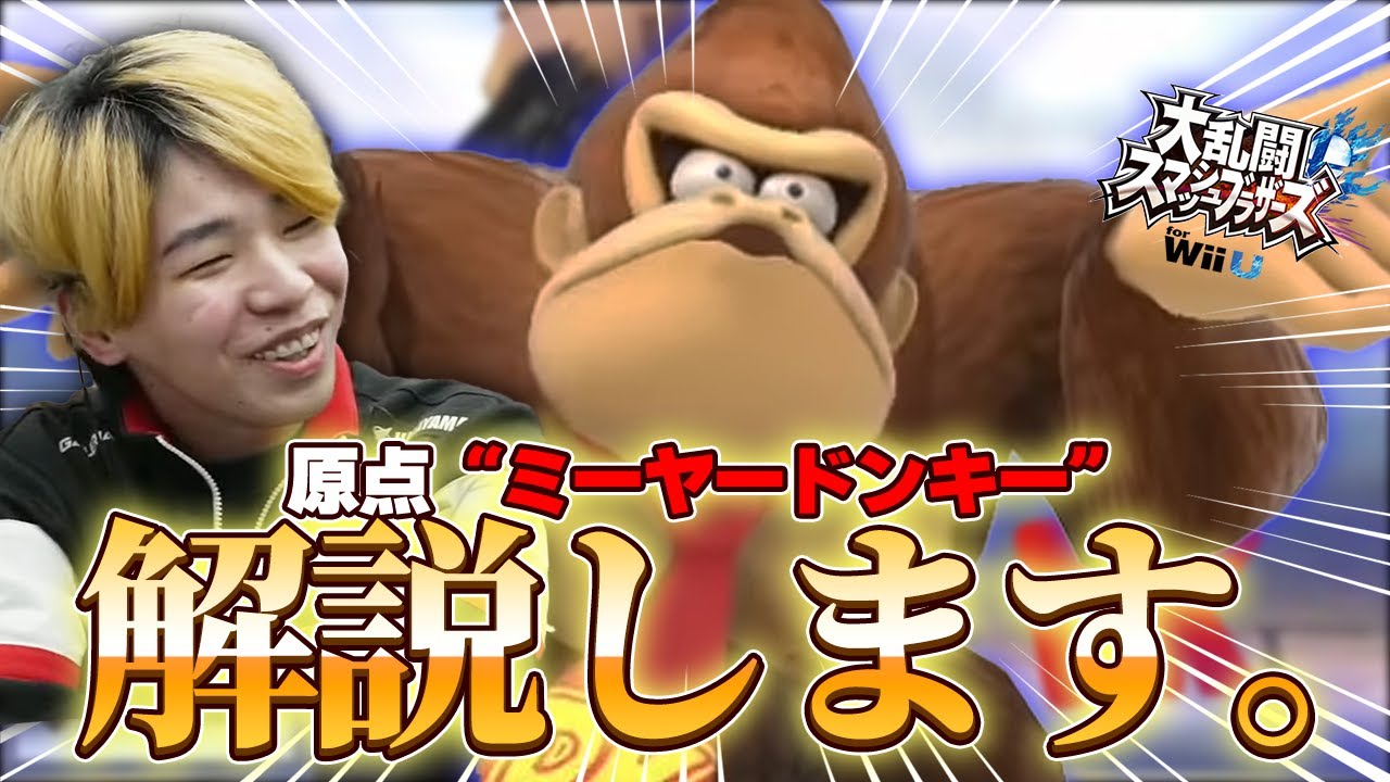 【伝説の始まり】ミーヤーの原点、ドンキーを解説します。【スマブラforWiiU】