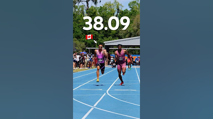 Team Canada Men’s 4x100m In 38.09 🇨🇦