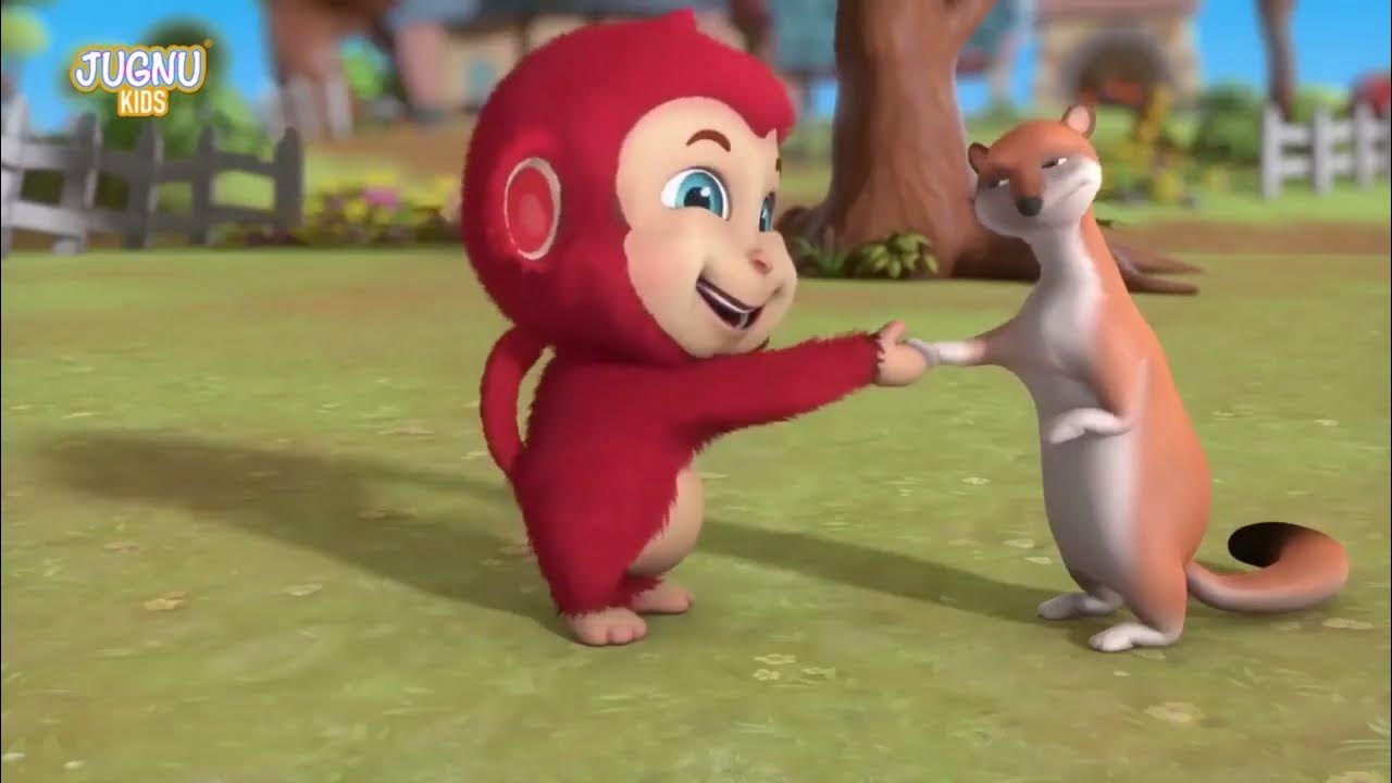 Mulberry bush monkey chased the weasel Nursery rhymes and kids songs