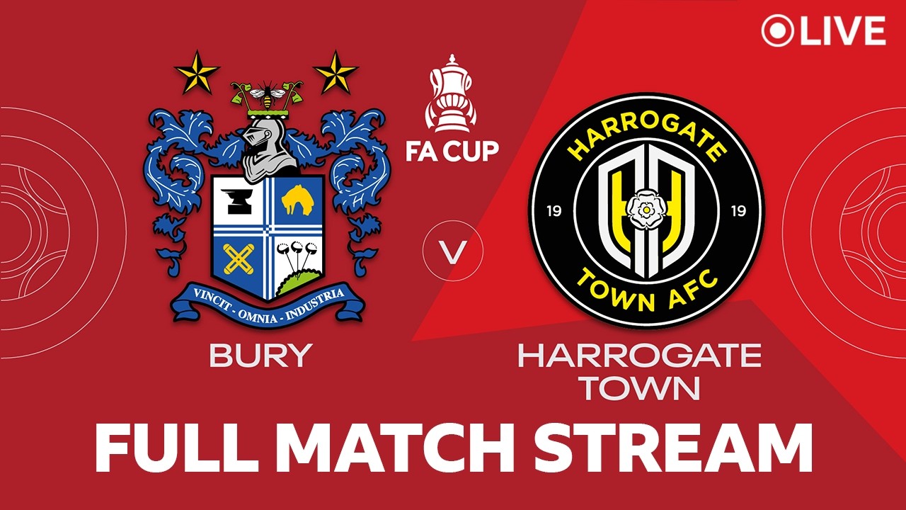 Bury vs Harrogate Town | FA Cup Fourth Round Qualifying