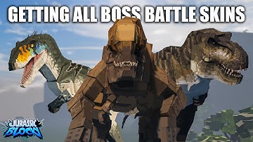 Jurassic Blocky Getting All REBIRTH Skin