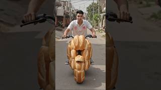 World’s First Bread Bike🍞😱😂#usa #shorts #viral #tranding #newshorts