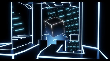 4k Floating Cube Loop made in Blender 3.1