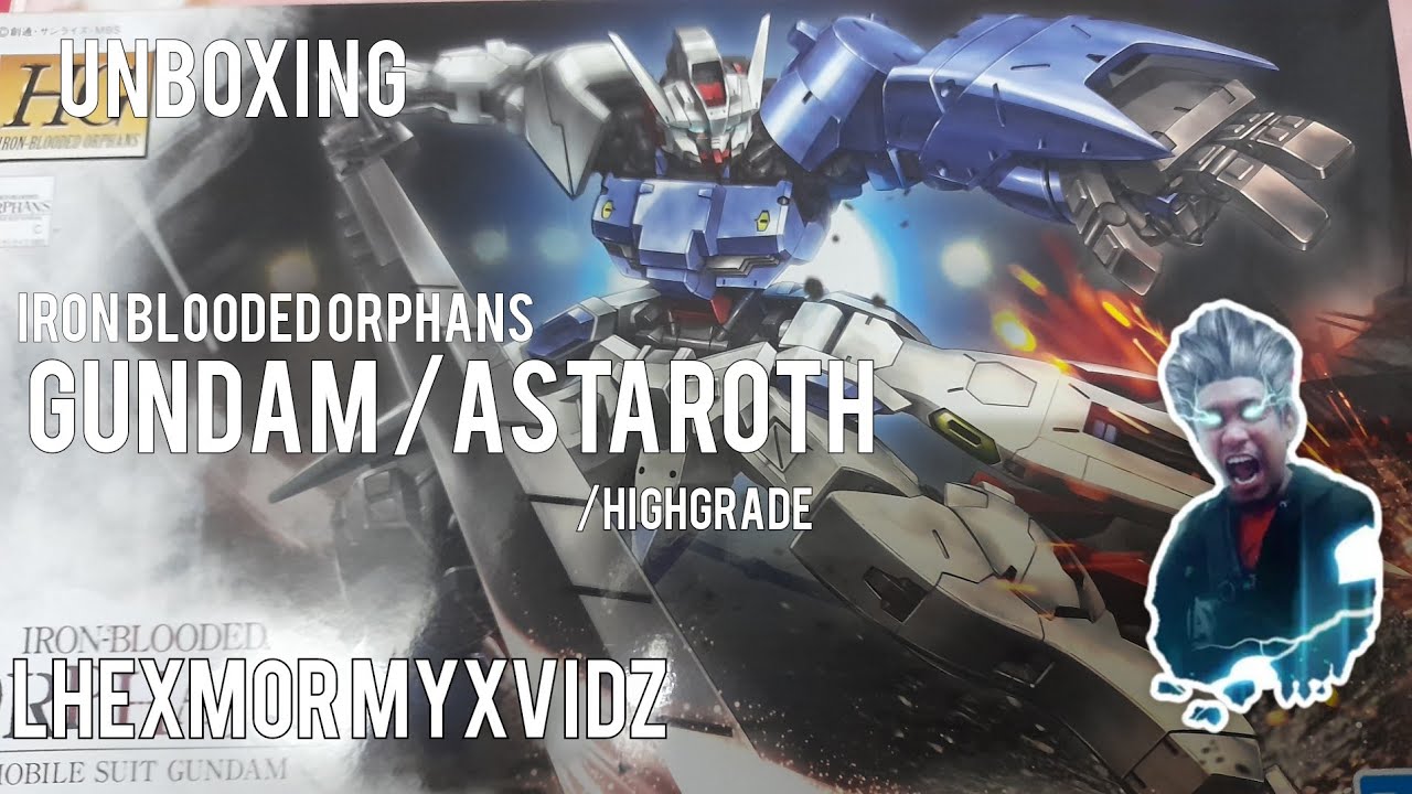 unboxing HG gundam astaroth || iron blooded orphan series