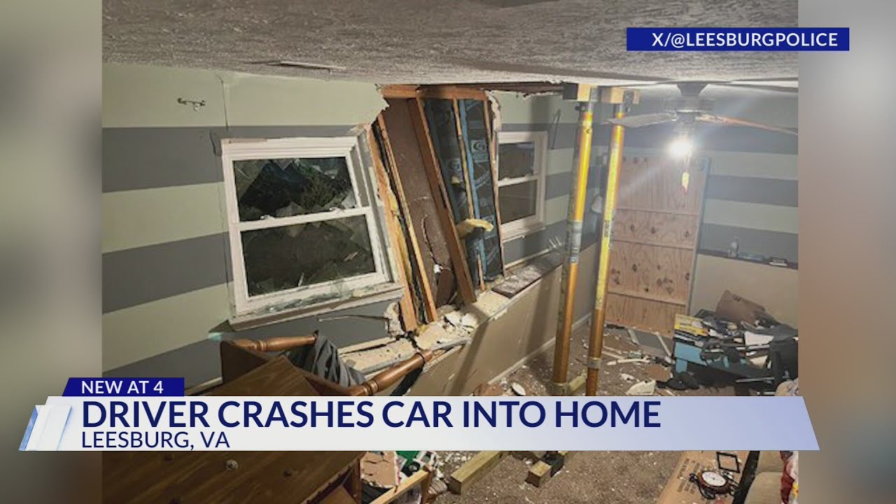Man arrested for DWI after crashing into Leesburg home, police say ...