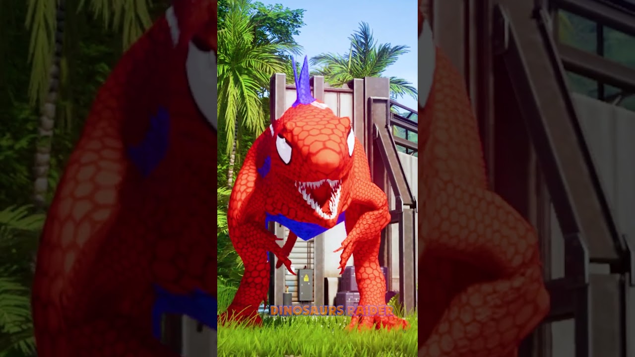 Spiderman MEGALODON vs Superman Godzilla vs Purple VASTOSAURUS 