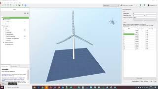 Lowest Modes On A Wind Turbine At Stand Still