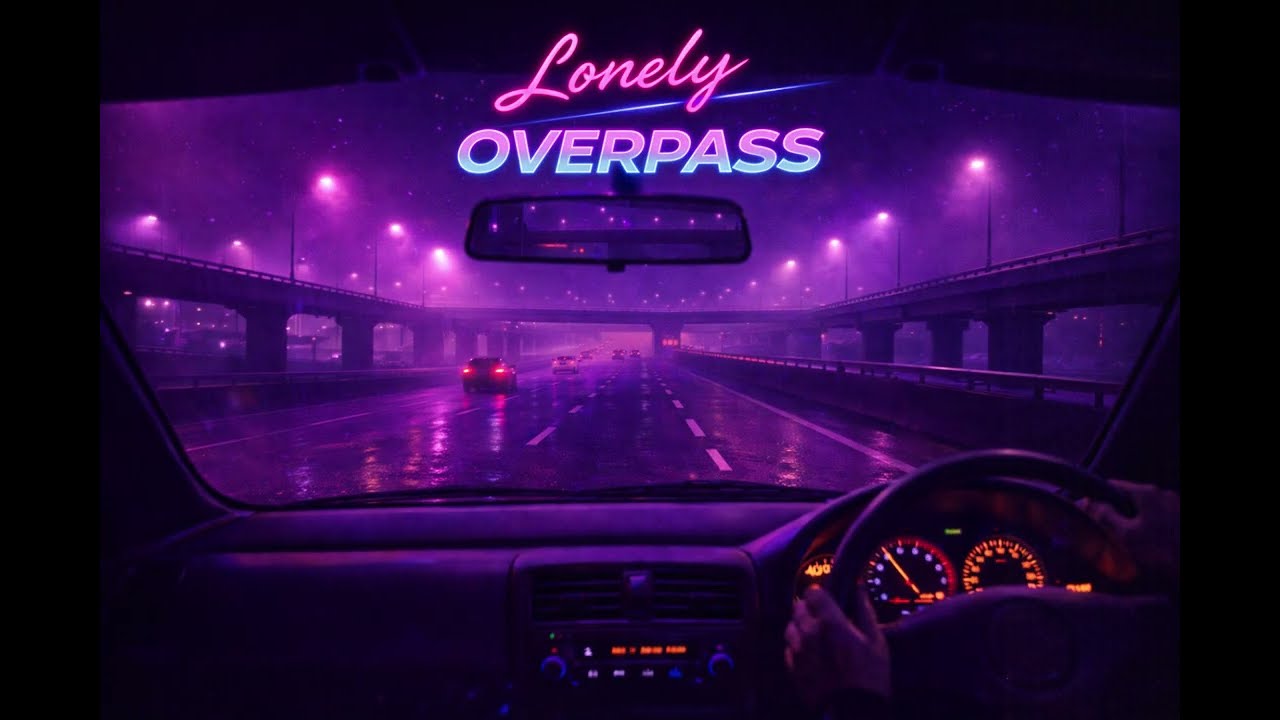 Lonely Overpass 🌌 | Chill Synthwave Night Drive