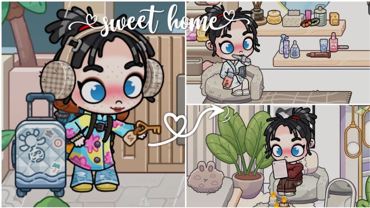 AFTER A LONG TIME COMING BACK TO MY MANSION// RAINY DAY 🌧️☔//AVATAR WORLD