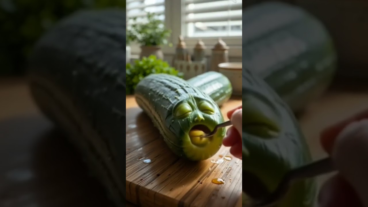 A Cucumber with a Human Face? 