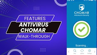 Chomar Antivirus Android Features Walk-through screenshot 3