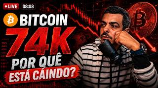 Bitcoin Hoje - Sábado Por quê TUDO Está Caindo? - Analisando Mercado - Bitcoin