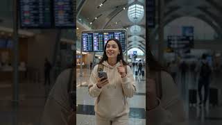 First thing to do at Dubai airport ✈️