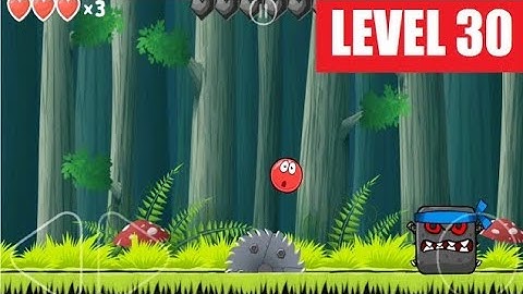 Red Ball 4 - Gameplay Walkthrough Part 16 - Levels 30 (iOS, Android)