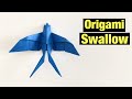 Origami swallow  origami bird  paper bird