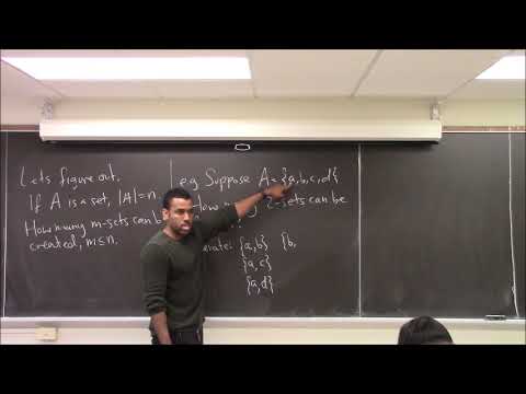Math 1108-R17 Lecture 21 - Combinations and Counting Examples - YouTube