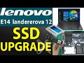 How to upgrade storage ssd.d on lenovo thinkpad e14 landererova 12 laptop  stepbystep