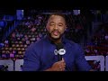 Rashad Evans attending first soccer game for coin toss
