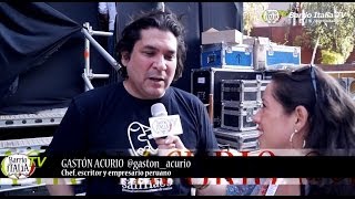 Gastón Acurio saluda a los amigos al norte por el terremoto 8.2 Arica-Chile 1 de Abril 2014